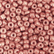 Glasperlen rocailles 8/0 (3mm) Hydrangea pink